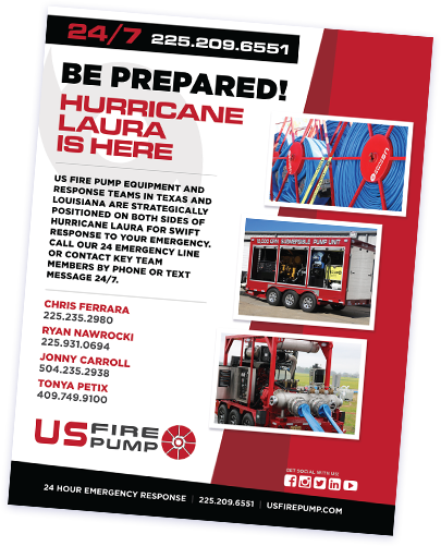 US Fire Pump Print Collateral