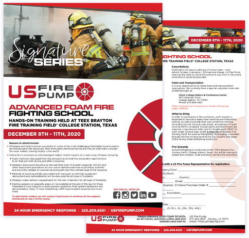 US Fire Pump Print Collateral